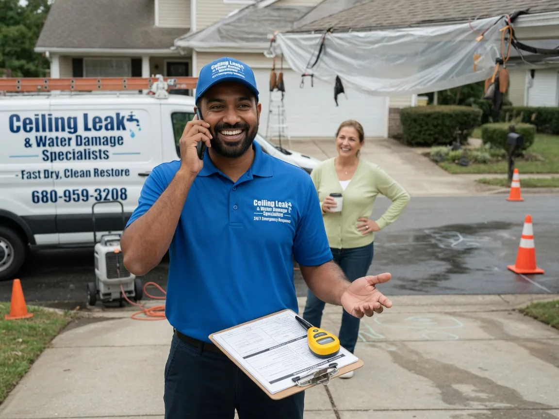 Ceiling Leak Cleanup Waterford, WI FAQs